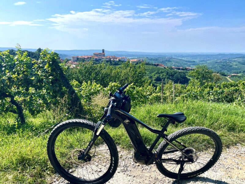 À vélo électrique dans la région viticole de Brda