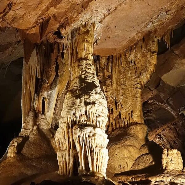 Entrée de la grotte Županova sous Ljubljana